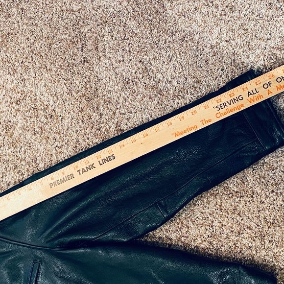 🌟3xHP🌟2010 Guess Black Pebbled Leather Zipper Jacket L - Picture 14 of 16